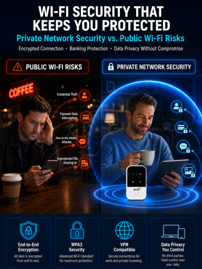 [Unlimited 5G Speed] Mobile Pocket Router