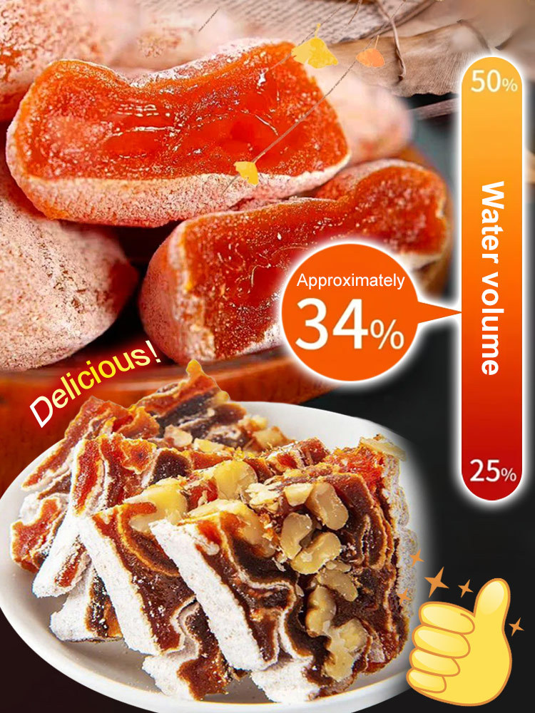 【No Added Sugar】Persimmon Cake with Walnuts