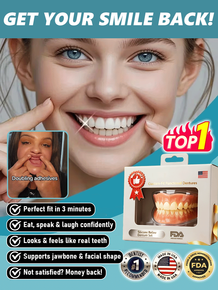 【Best-Selling】Self-Adjusting Fake Denture Set