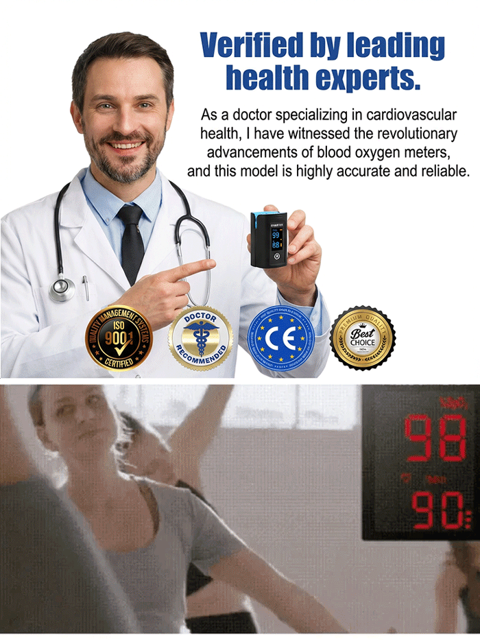 Home-use finger clip blood oxygen tester