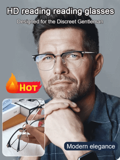 Ultra light anti blue presbyopic glasses