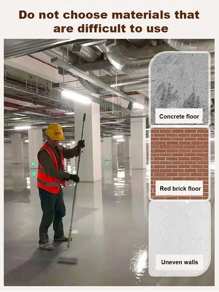 [Super wear-resistant] Golden Silk Armor Water-based Epoxy Floor Paint - No Roller