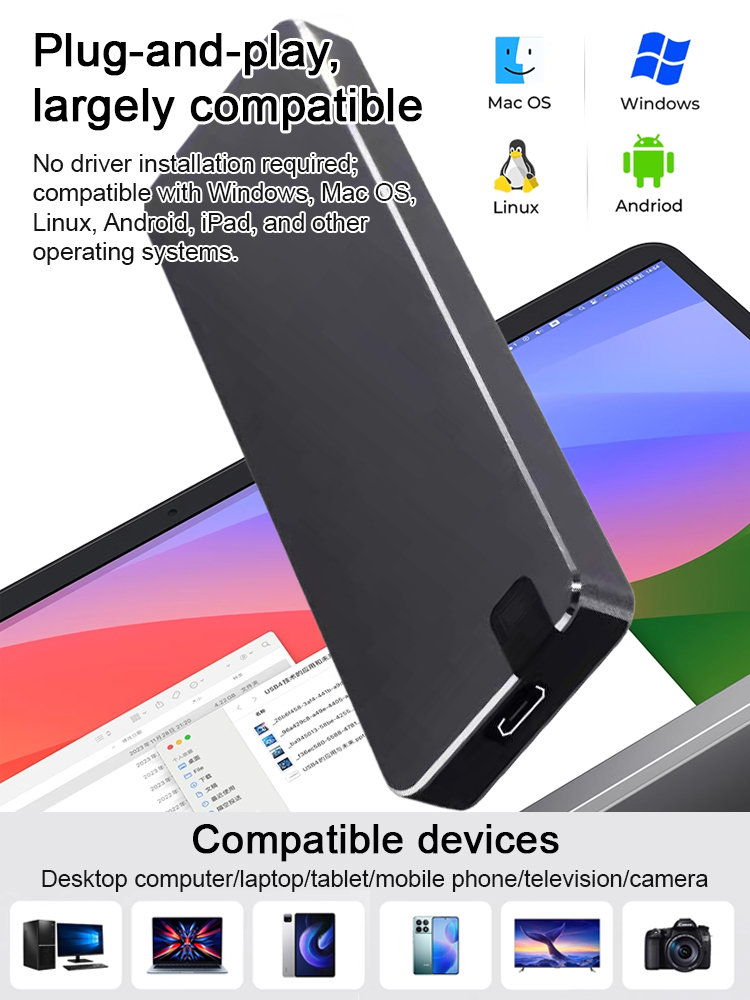 USB4.0 Gen3: Portable High-Speed Solid  State Drive: Stable and  Lossless Transmission