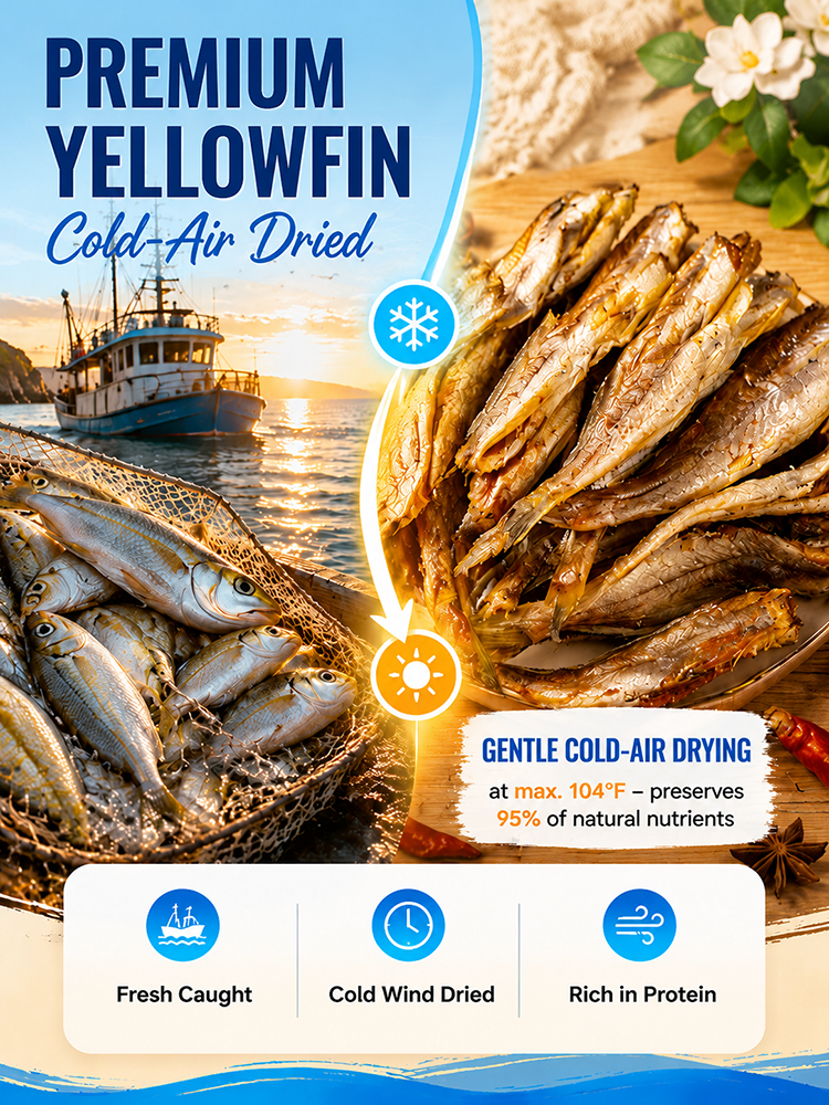 [Rich and Savory] Crispy  Tender  and Irresistibly Delicious Dried Yellow Croaker