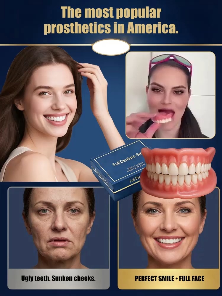 [America's Most Popular Dentures] Dentures that Improve Facial Smile