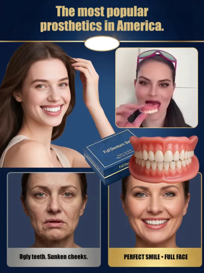 [America's Most Popular Dentures] Dentures that Improve Facial Smile