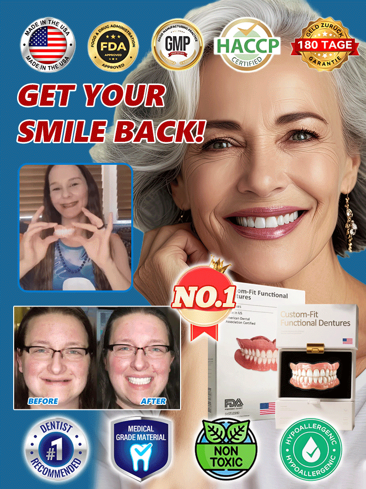 【FDA & BDA Dual Certification】Self-Molding Denture Kit