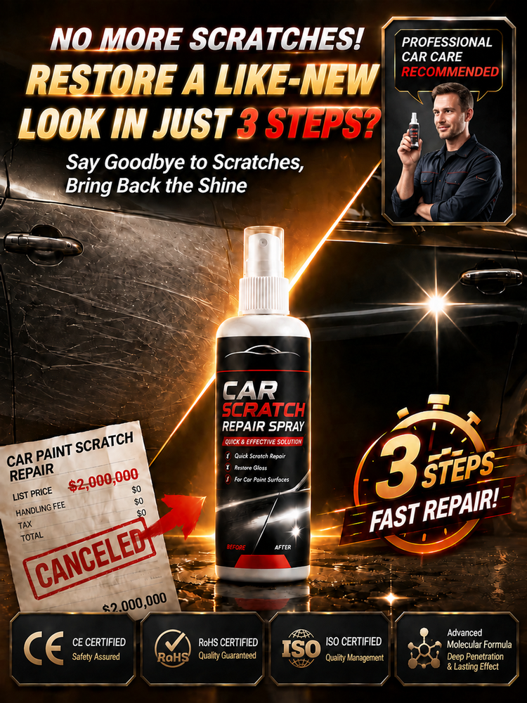 [One Spray to Remove Scratches] Car Paint Scratch Repair Spray