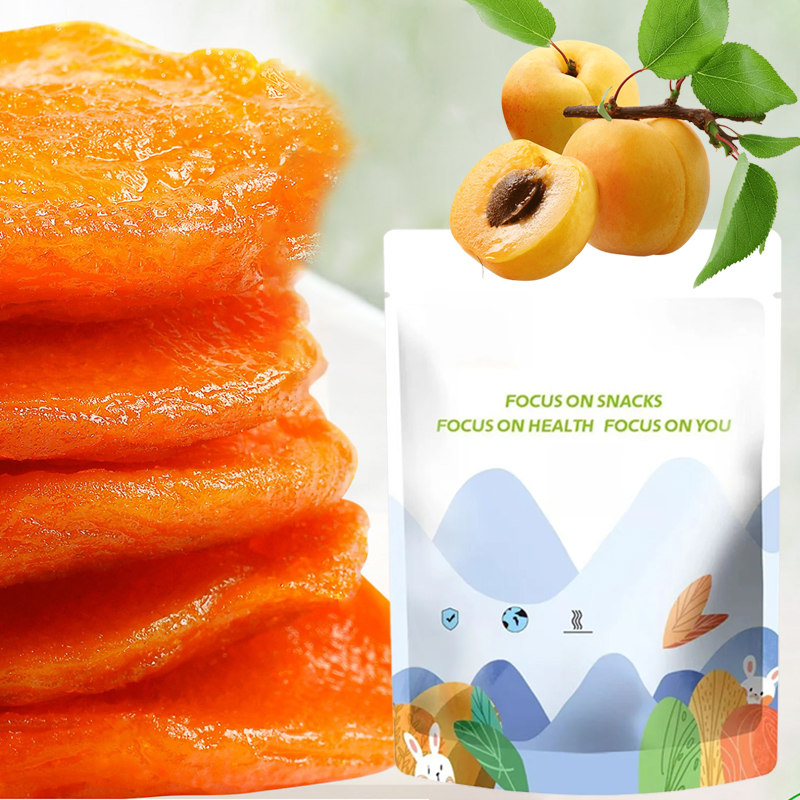 Seedless red apricot dried fruit