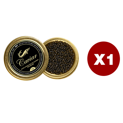 Russischer importierter Störkaviar.