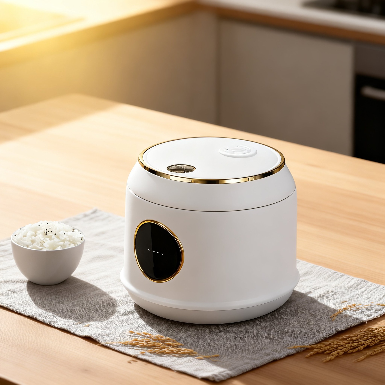 Mini-Reiskocher für 1-2 Personen Kleiner Dampf- und Kochreiskocher für 3-4 Personen