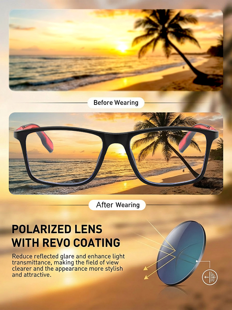 Intelligente HD-Lesebrille mit doppeltem Licht und Blaulichtschutz für die Augenpflege