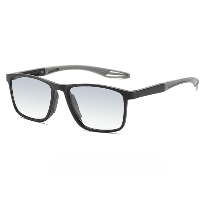 Sportliche 2-in-1 selbsttönende Lesebrille mit UV-Schutz.