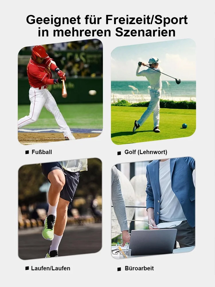 Sportliche 2-in-1 selbsttönende Lesebrille mit UV-Schutz.