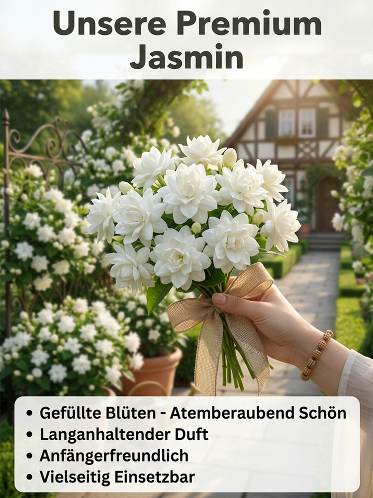 【Parfüm des Gartens】Vierjahreszeiten blühende, doppelt blühende Jasminsamen