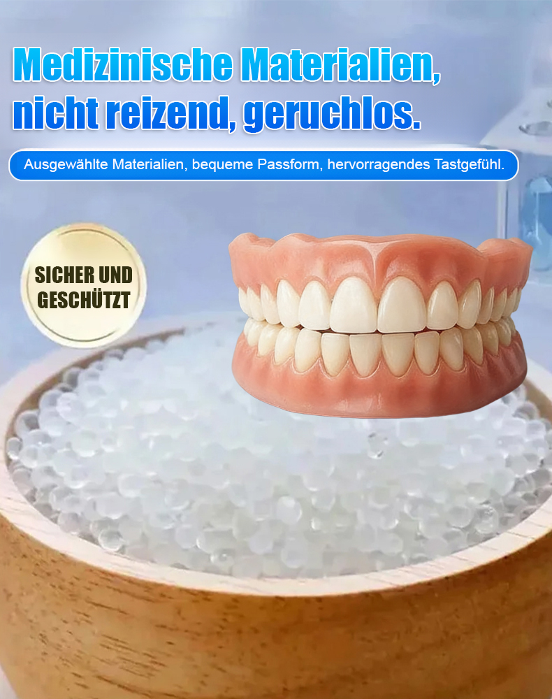 Natürlich passendes Zahnprothesen-Set