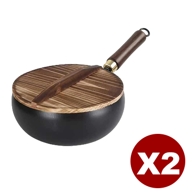 【Beliebte Produkte empfohlen】Handgeschmiedete reine Eisen-Antihaftpfanne