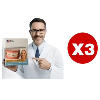 Natürlich passendes Zahnprothesen-Set