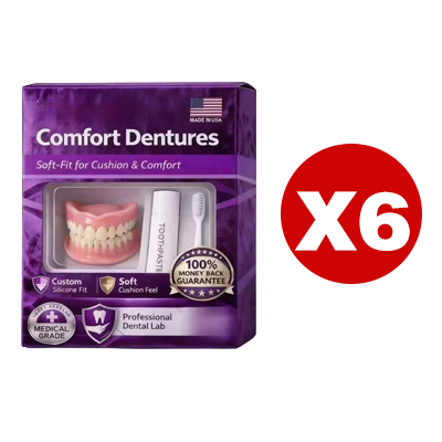 Selbstbewusstes Lächeln – Vollprothesen-Set (Ober- und Unterkiefer)