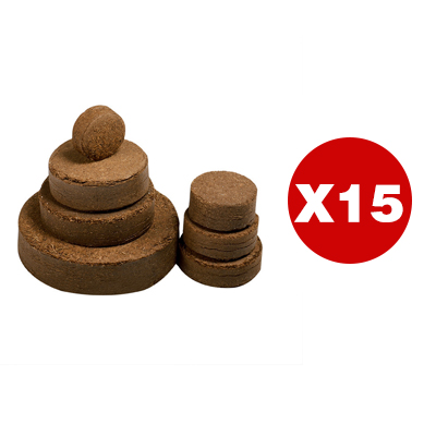 【Zehn Jahre ohne Düngung】Garten Kokosziegel Nährboden