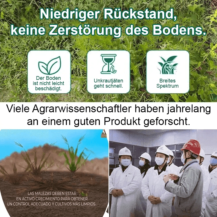 【Meister des Pflanzenwachstums】Spezialisten für Unkrautbekämpfung