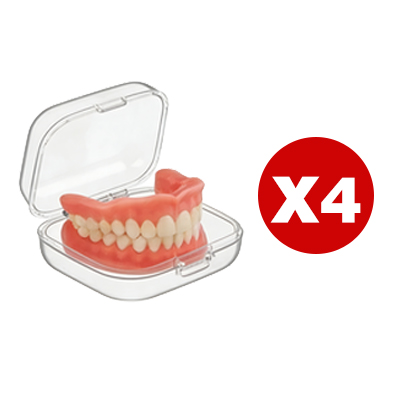 【Mit tragbarem Aufbewahrungsetui】Vollständige Zahnschiene für ein schönes Lächeln