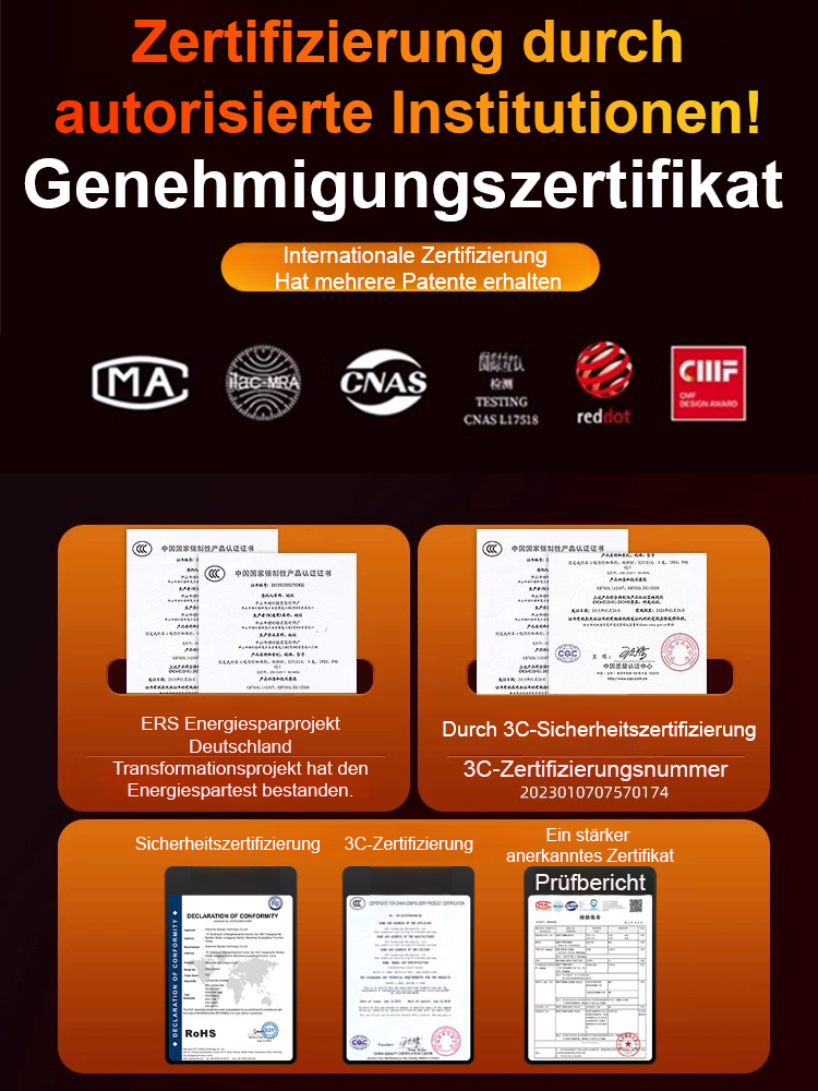 Kompakter, schnell aufheizender Heizlüfter für den Heimgebrauch