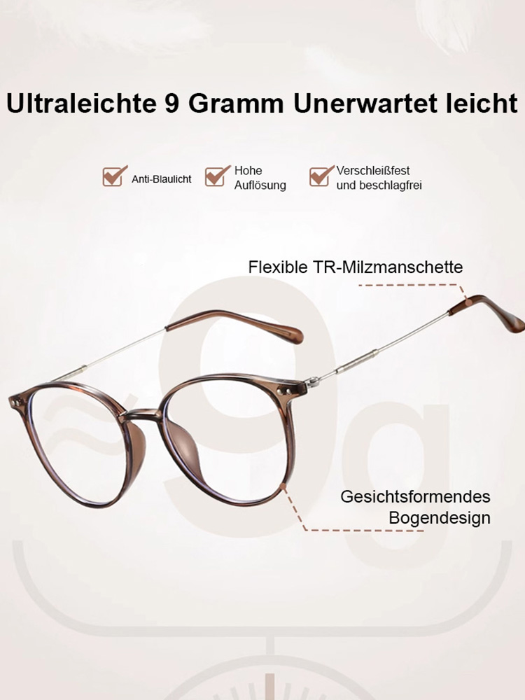 【Ultraleichtes TR90-Material】Einfaches Design, intelligente Gleitsicht-Lesebrille