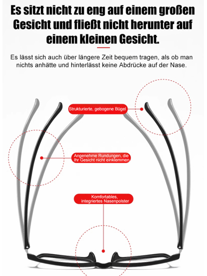 Unisex-Antibeschlag-Smart-Zoom-Brille für Alterssichtigkeit