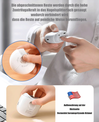 【Amerikanische Präzision】Elektrischer Nagelknipser