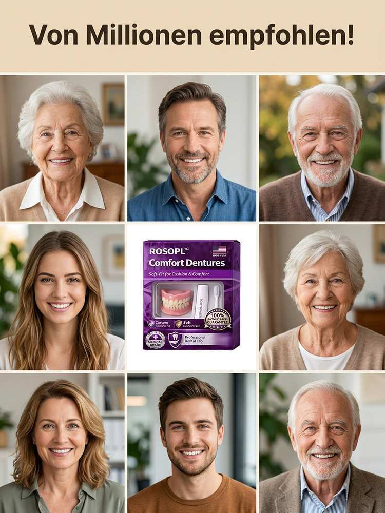 Selbstbewusstes Lächeln – Vollprothesen-Set (Ober- und Unterkiefer)