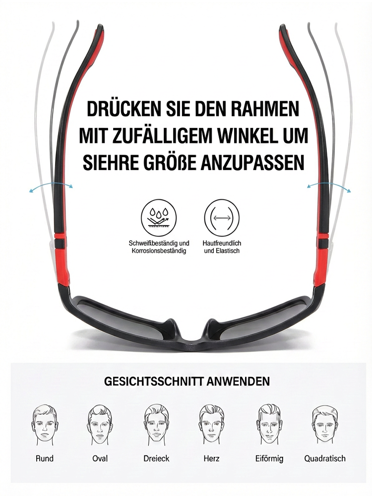 Intelligente HD-Lesebrille mit doppeltem Licht und Blaulichtschutz für die Augenpflege