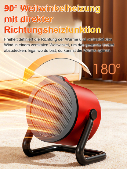 Kompakter, schnell aufheizender Heizlüfter für den Heimgebrauch