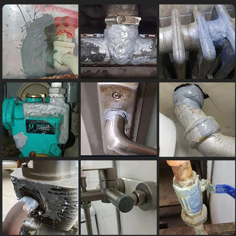 Rissfester, hochtemperaturbeständiger Gusskleber