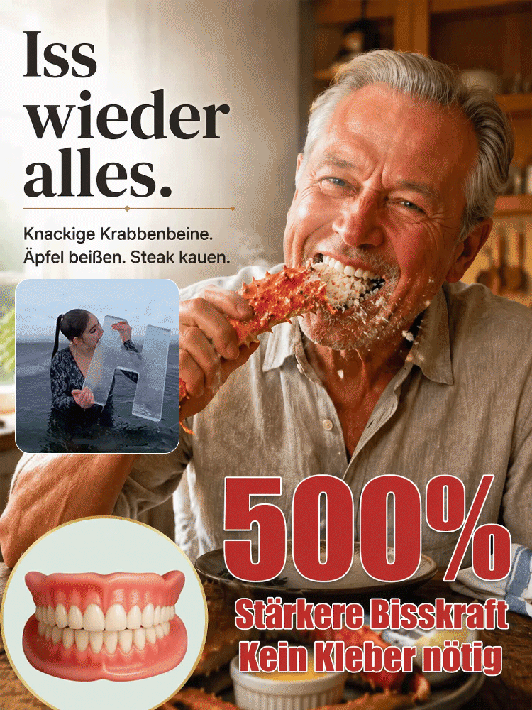[Die Reise zum neuen Lächeln] Set für perfekten Halt von Zahnersatz