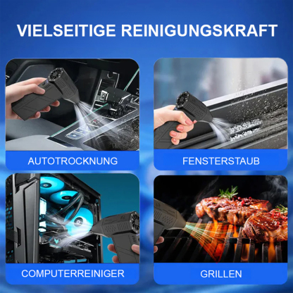 5-in-1 Hochleistungs-Turbofan-Wasserblasen im Freien, Schneeräumen, Staubbeseitigung und Feuermachen