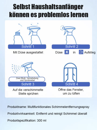 【Ohne Nachwischen】Allzweck-Schimmel-Spray