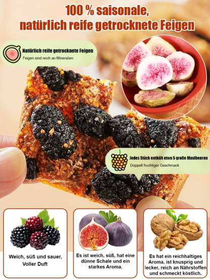 【0 Zucker, keine Belastung】Feigen-Schwarzsesam-Maulbeer-Torte