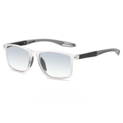 Sportliche 2-in-1 selbsttönende Lesebrille mit UV-Schutz.