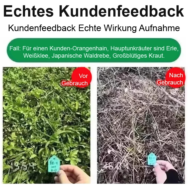 【Meister des Pflanzenwachstums】Spezialisten für Unkrautbekämpfung