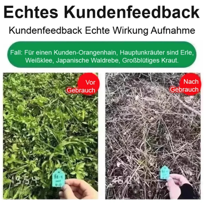 【Meister des Pflanzenwachstums】Spezialisten für Unkrautbekämpfung