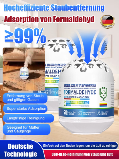 Bio Luftreinigungsbox aus München – Entfernt Formaldehyd effektiv