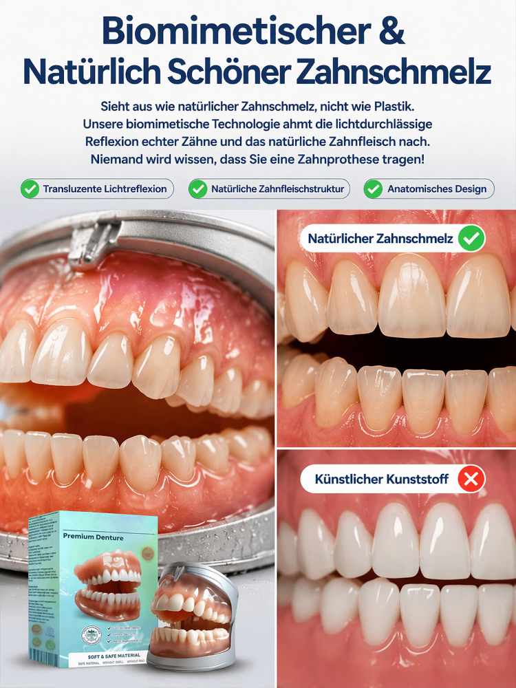 [Die Reise zum neuen Lächeln] Set für perfekten Halt von Zahnersatz
