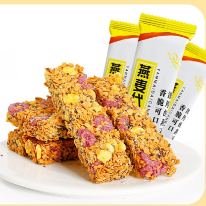 【Zuckerfrei und sättigend】Hafer-Crisp-Mahlzeitenersatz-Energieriegel