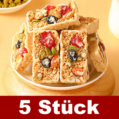 【Kalorienarm, sättigend】Nussige Hafer-Joghurt-Riegel