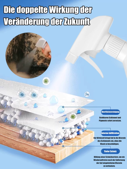 Wandreiniger Spray gegen Schimmel und Flecken