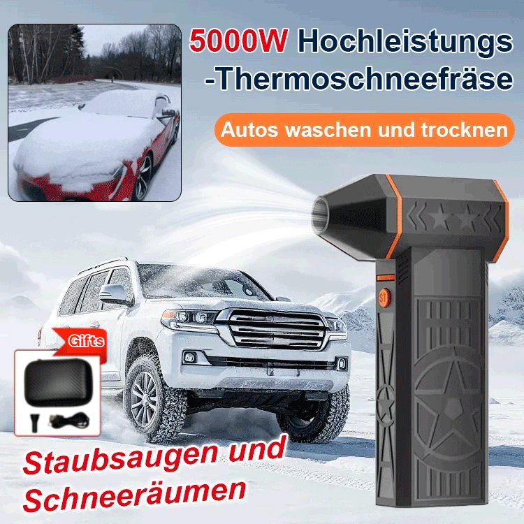 5-in-1 Hochleistungs-Turbofan-Wasserblasen im Freien, Schneeräumen, Staubbeseitigung und Feuermachen