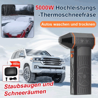 5-in-1 Hochleistungs-Turbofan-Wasserblasen im Freien, Schneeräumen, Staubbeseitigung und Feuermachen