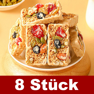 【Kalorienarm, sättigend】Nussige Hafer-Joghurt-Riegel