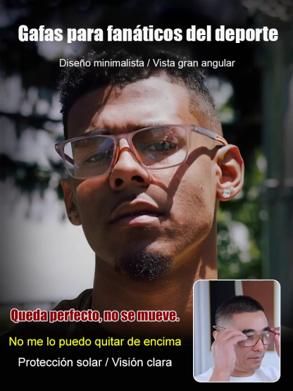 【Recomendadas por especialistas en salud visual】 gafas inteligentes con zoom y cambio de color